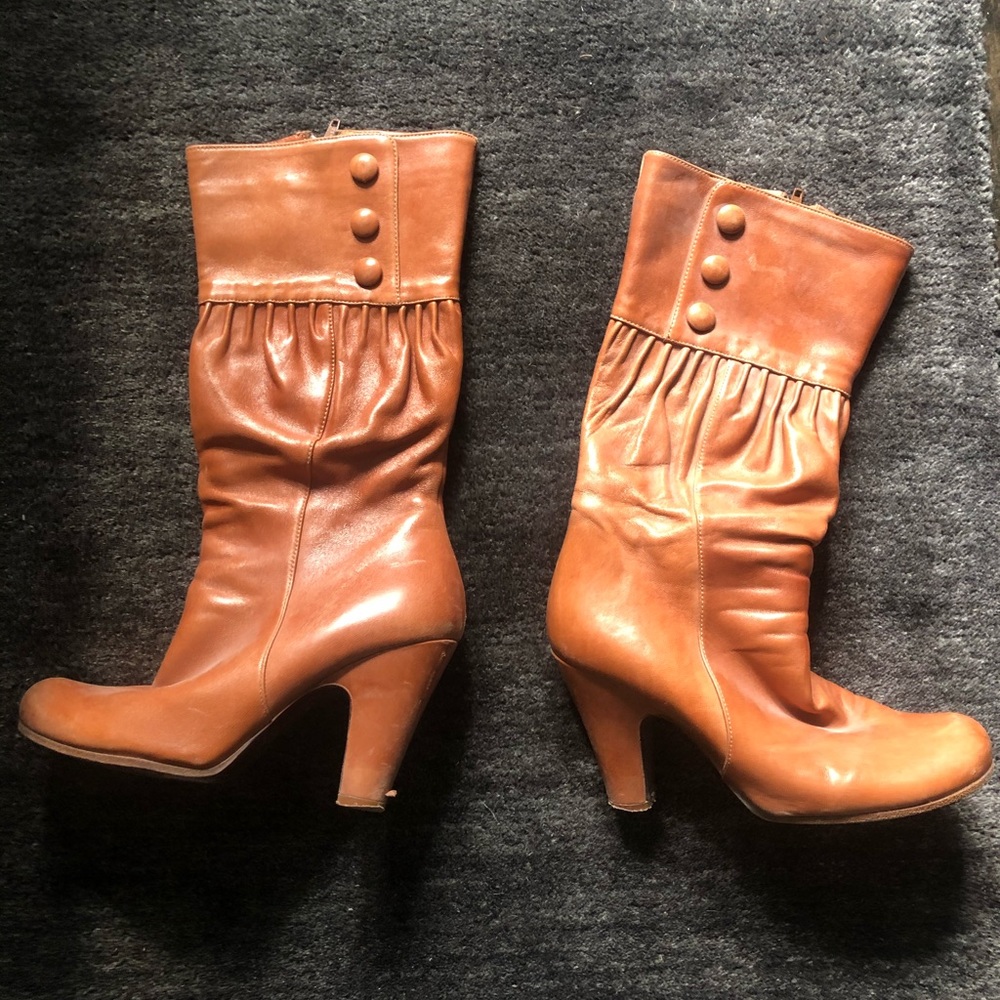 Chie Mihara mid calf boots